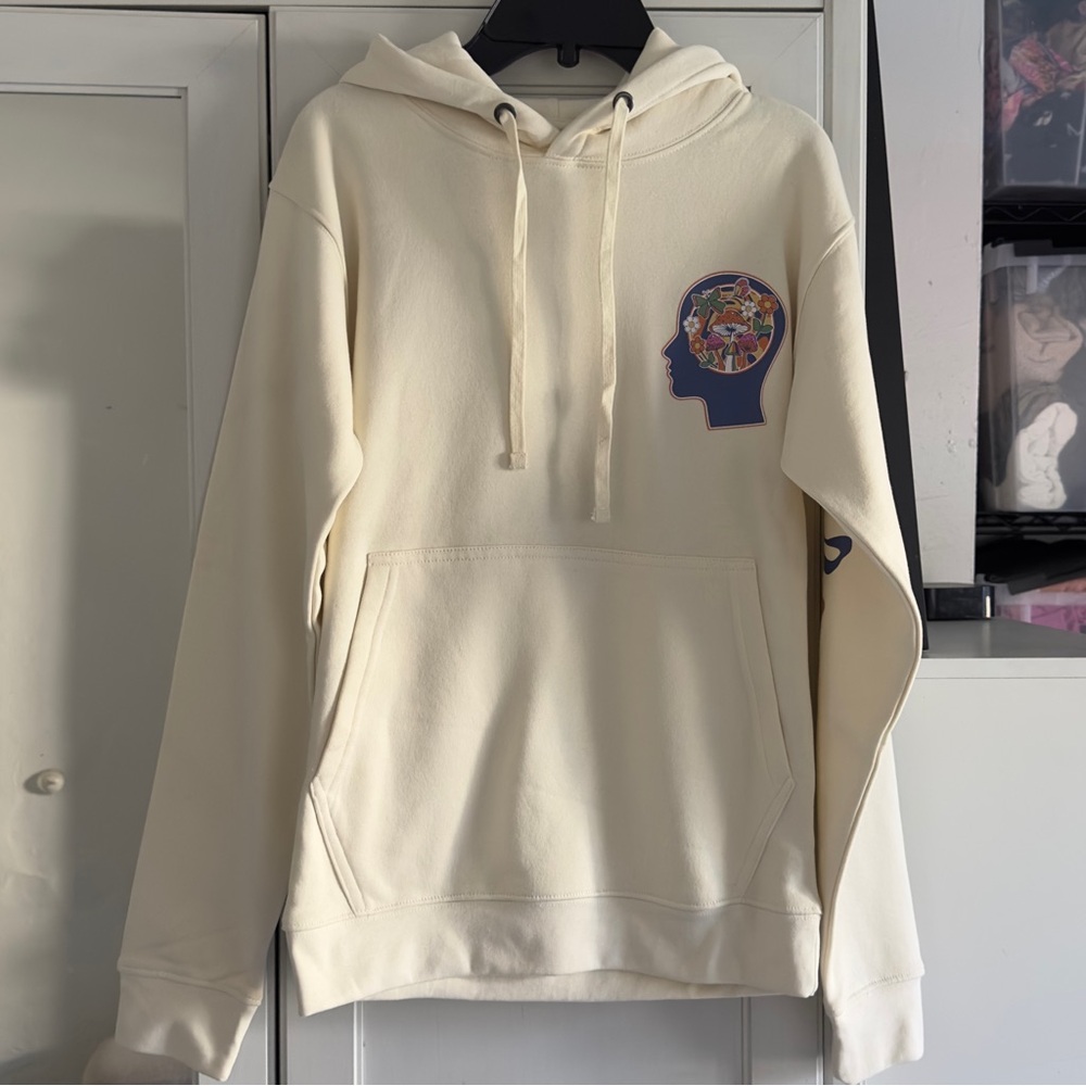 Wondery Outdoors Day Dream Hoodie in Off White Size XXS